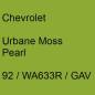 Preview: Chevrolet, Urbane Moss Pearl, 92 / WA633R / GAV.